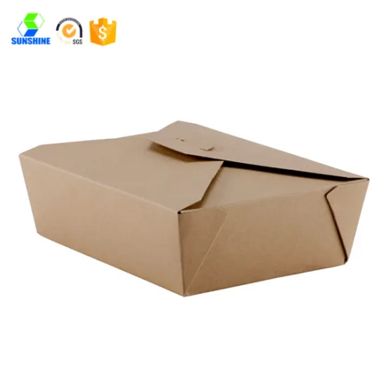 Kraft paper fast food packaging
