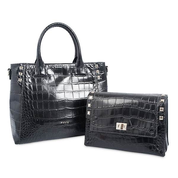 exotic real crocodile leather business bag