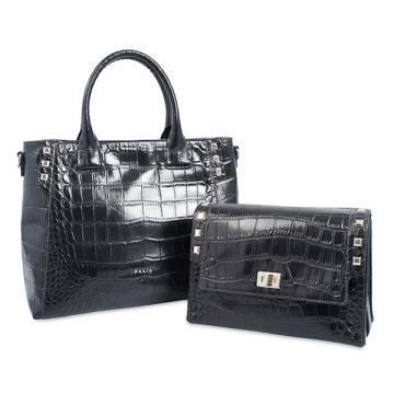 Casual Ladies Crocodile Tote Bag For Work Travel