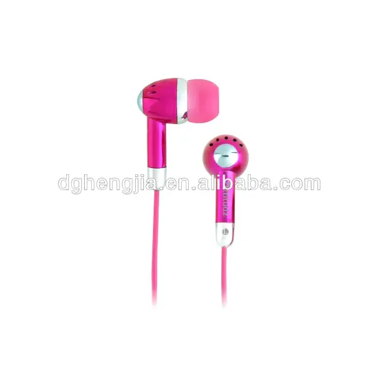 2014 hot selling newest earphone with oil plated earphone with mic