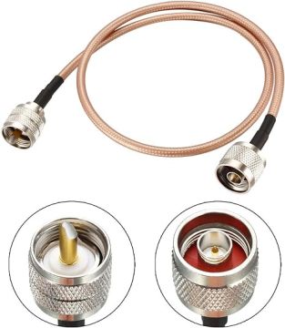 UHF PL259 Male to N-Type Male Antenna Cable RG400 Coax