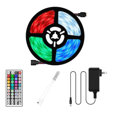 Wholesale SMD5050 RGB LED Strip Light 60LED DC12V 24V with Remote Control