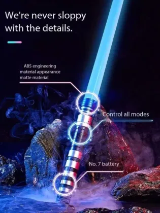 7 Colors Light Saber Kids Spinner Toy - Light Up Toys