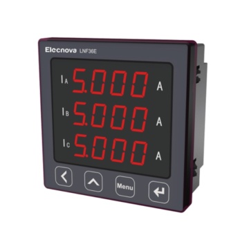 LED Display Single Phase Panel Mounted Ampere Meter