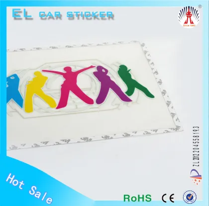 Luminous wall stickers mirror decorative wall sticker animal car stickers