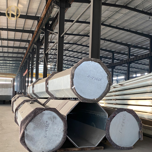 Q235 Hot Dip Galvanized Steel Tubular Pole