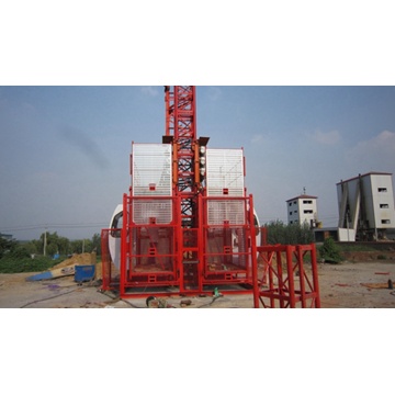 100m height building material handling hoist