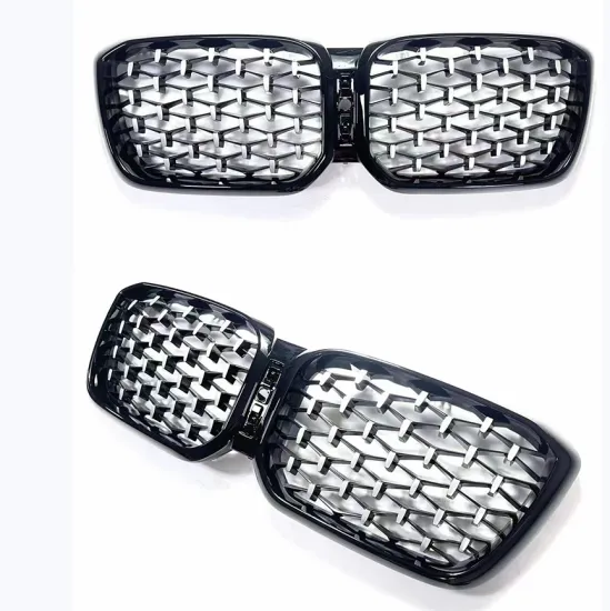Starry Black Carbon Fiber Grille Upgrade for 22 BMW X3, X4 Models (G01, G02, G08, Lci)