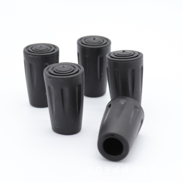 Rubber Tips for Trekking Poles: Fits Most Standard Hiking Poles with 11mm Hole Diameter - Small Round Tip Cover" 

This title accurately reflects the main product being offered - rubber tips for trekking poles that are compatible with hiking poles having 