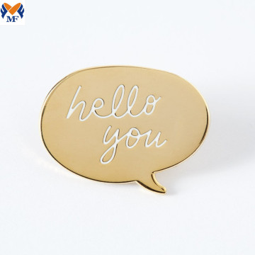Metalen Custom Smiley Email Pin Badge