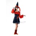 Trang phục phù thủy màu cam Halloween người lớn