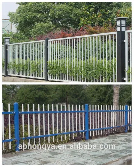 PVC Coated Spear Top Zinc Steel Tubular Fence in Garden,Home,Factory, School ,Villa(Factory & Exporter)