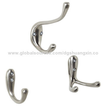 Stylish Aluminum Wall-Mounted Hooks for Hat/Coat/Robes/Towels Apply to Kitchen/Bathroom/Child's Room