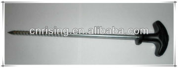 steel tent peg