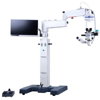 Ophthalmic Surgical Microscope with Halogen Lamp for Hospital Operations