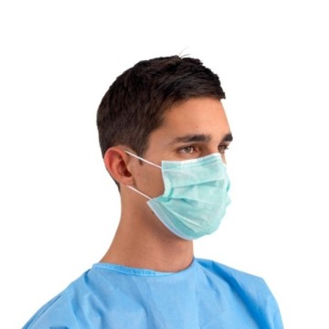 Maschera monouso Maschera blu Earloop