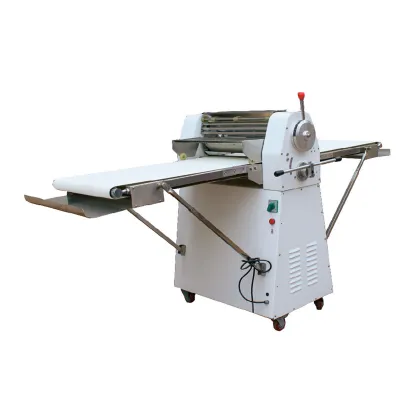 630mm Croissant Dough Sheeter: Bakery Pastry Bread Dough Roller for Crisp Pastry Baking