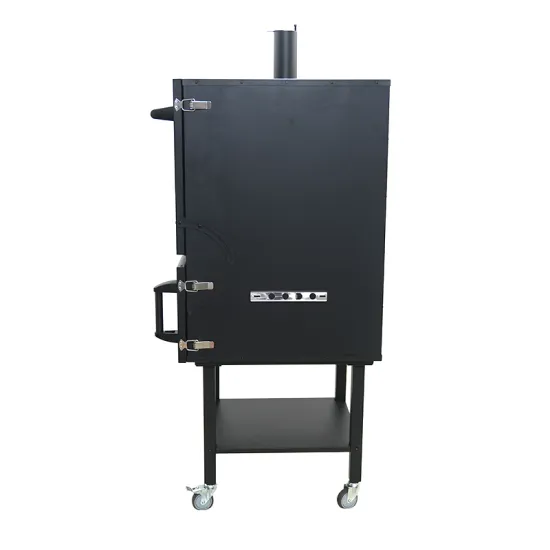 Multifunctional Outdoor Kitchen Fish Vertical Smoker BBQ Grill Stainless Steel Meat Smoker