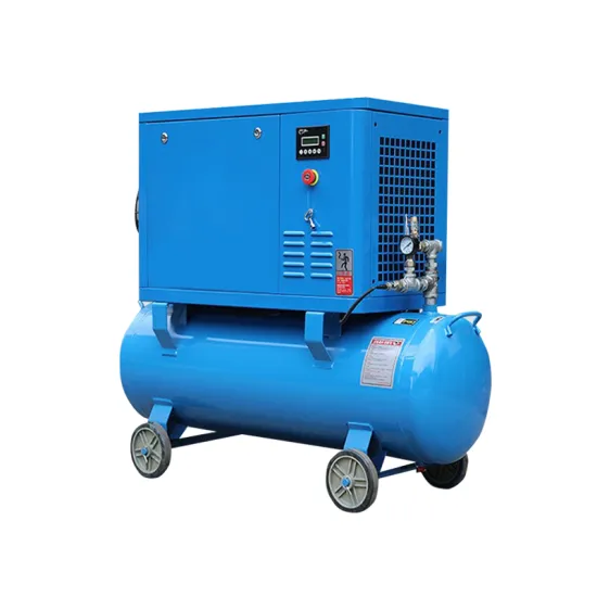 Mobile integrated screw air compressor