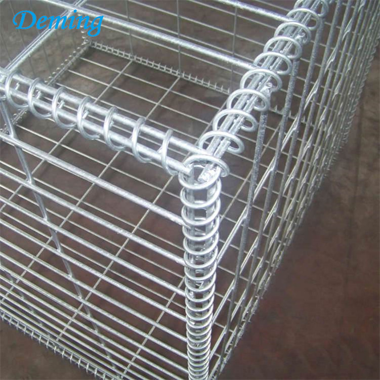 welded wire mesh gabions used for retaining wall