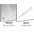 3MM Mirror Silver/Undercoat Aluminium Composite Panel