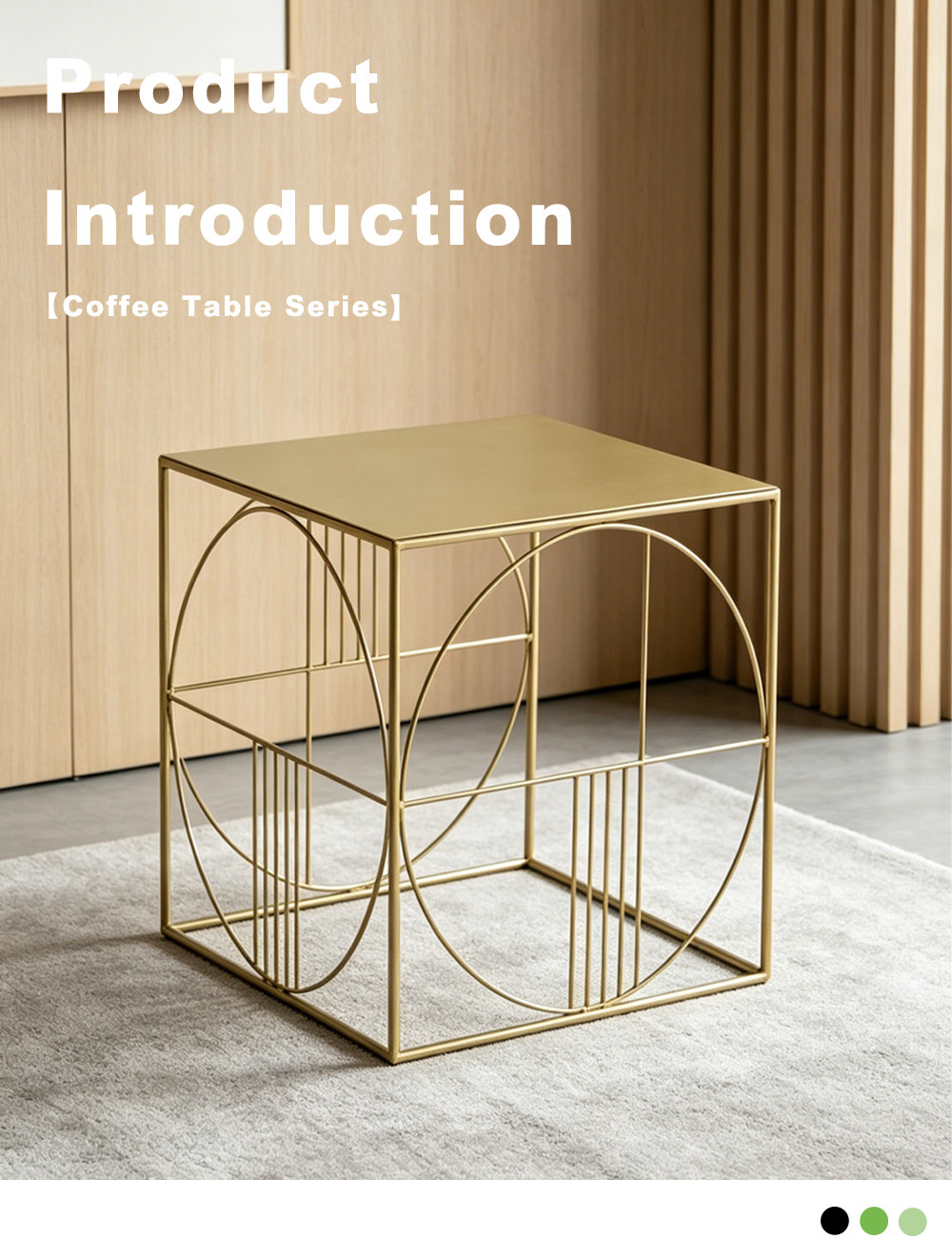 Creative Wrought Iron Coffee Table X