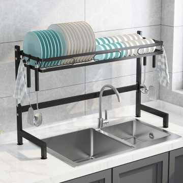 Single Tier Dish Drying Rack Over The Sink