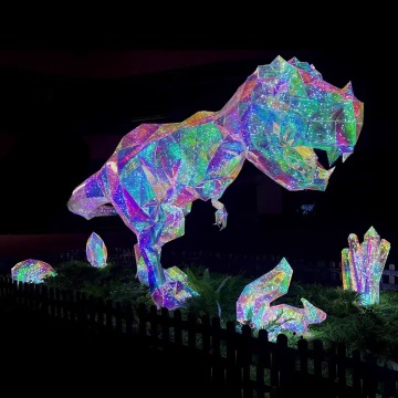 2024 Colorful Animal Shape Holiday Lights for Outdoor Festivals