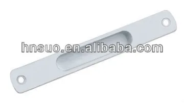 white aluminum closet sliding door lock