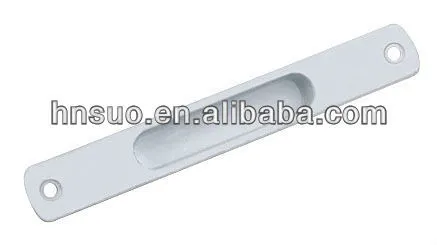 white aluminum closet sliding door lock