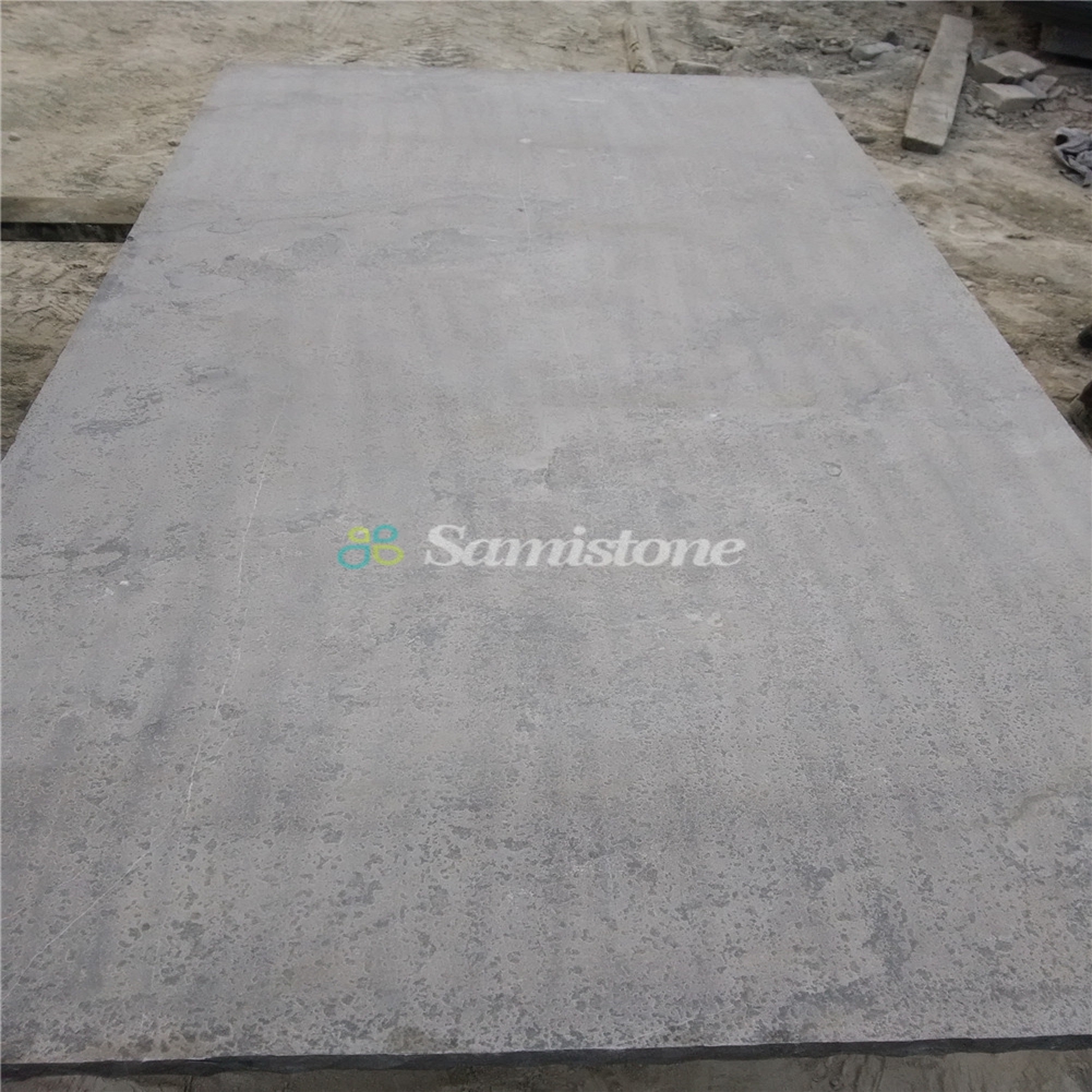 Blue Limestone Rough Samistone Blue Limestone Slabs - Natural Bluestone For Outdoor, High ...