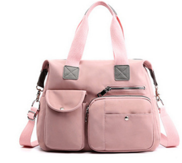 Pink Large Capacity Travel Bag With Multiple Layers