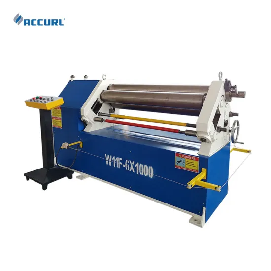 Accurl W12 Series Hydraulic CNC 4 Roller Plate Bending Machine
