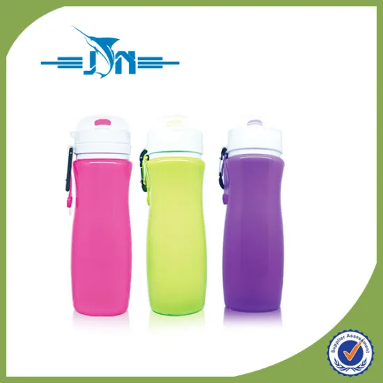 Professional glass water bottle with silicone sleeve for wholesales