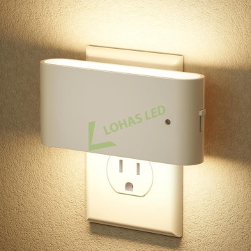 LOHAS LED 3000K Soft White Dimmable Nightlight with Dusk to Dawn Sensor