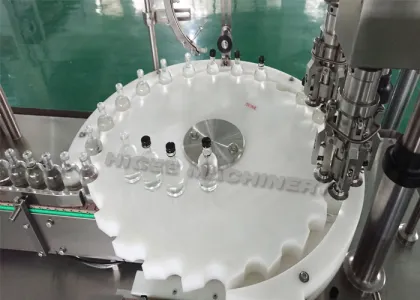 Alcohol Vodka Brandy Liquor Gin Filling Machine Line 100ml Glass Bottle