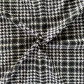 Вязаная проверка шерстяная ткань ткань