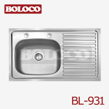 Sud America centrale &amp; basso bacino del rettangolo/quadrato Ba finitura singola ciotola sgocciolatoio un pezzo unico 304 # # 201 Bl-931