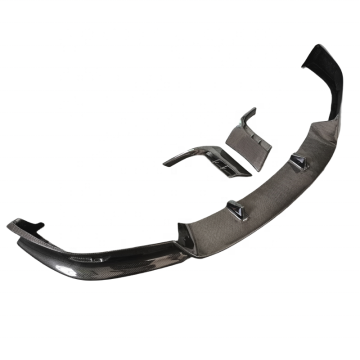 Top Carbon Fiber Front Bumper Lip for Tesla Model X: Enhancing Your Vehicle's Style with Premium Body Kit
