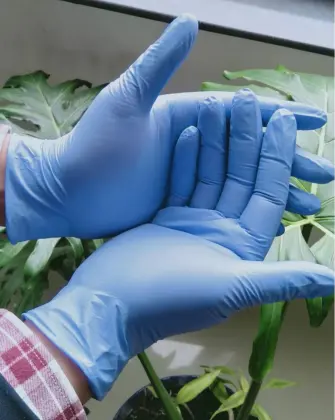 Disposable nitrile gloves with all certificate nitrile glove hot selling