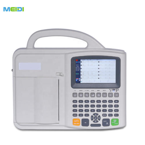 MEIDI High Resolution Three Channels ECG Machine Digital Electrocardiogram ECG