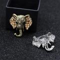 Wholesale Fashion Accessory Elephant Rhinestone Brooch Pin Fashion Vintage Elephant Rhinestone Brooch