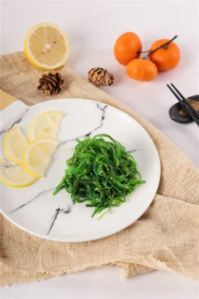 sushi food seaweed salad with sesame seed