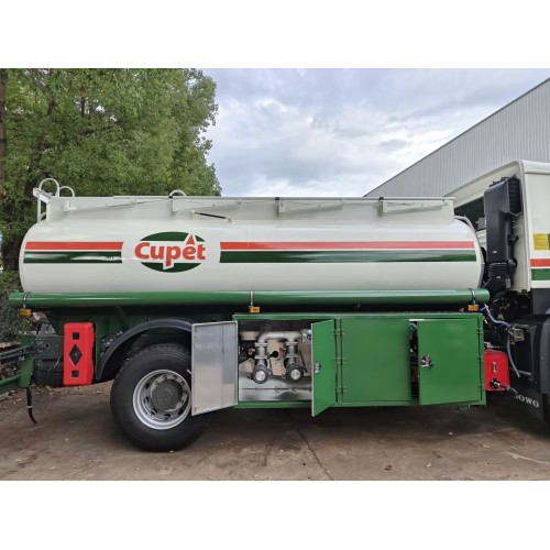 Camión cisterna de combustible diésel para transporte pesado