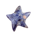 Sodalite 30mm Smiling Starfish Pendant & Ornament for Home Decoration Handmade Craved Stone Solar