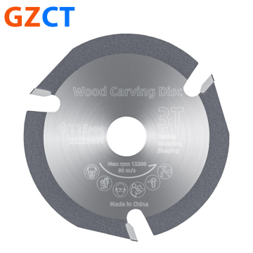 HILDA 3 Teeth Angle Grinder Circular Saw Blade for Wood Carving