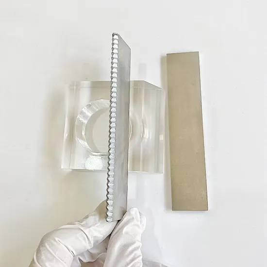 Zigzag Serrated Blade Packing Machine Spare Part for Food Bags