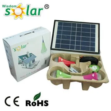 solar lights with remote control solar home lighting system