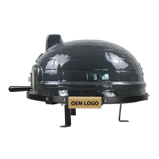STEEL EGG BBQ New Design 21 Inch Tabletop Mini Small Ceramic Pizza Oven Outdoor Indoor, Wood Fired Pizza Oven