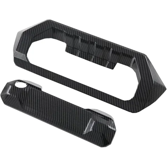 Carbon Fiber Rear Door Handle Cover Decoration for 2023 Toyota Tundra ABS Exterior Accessory